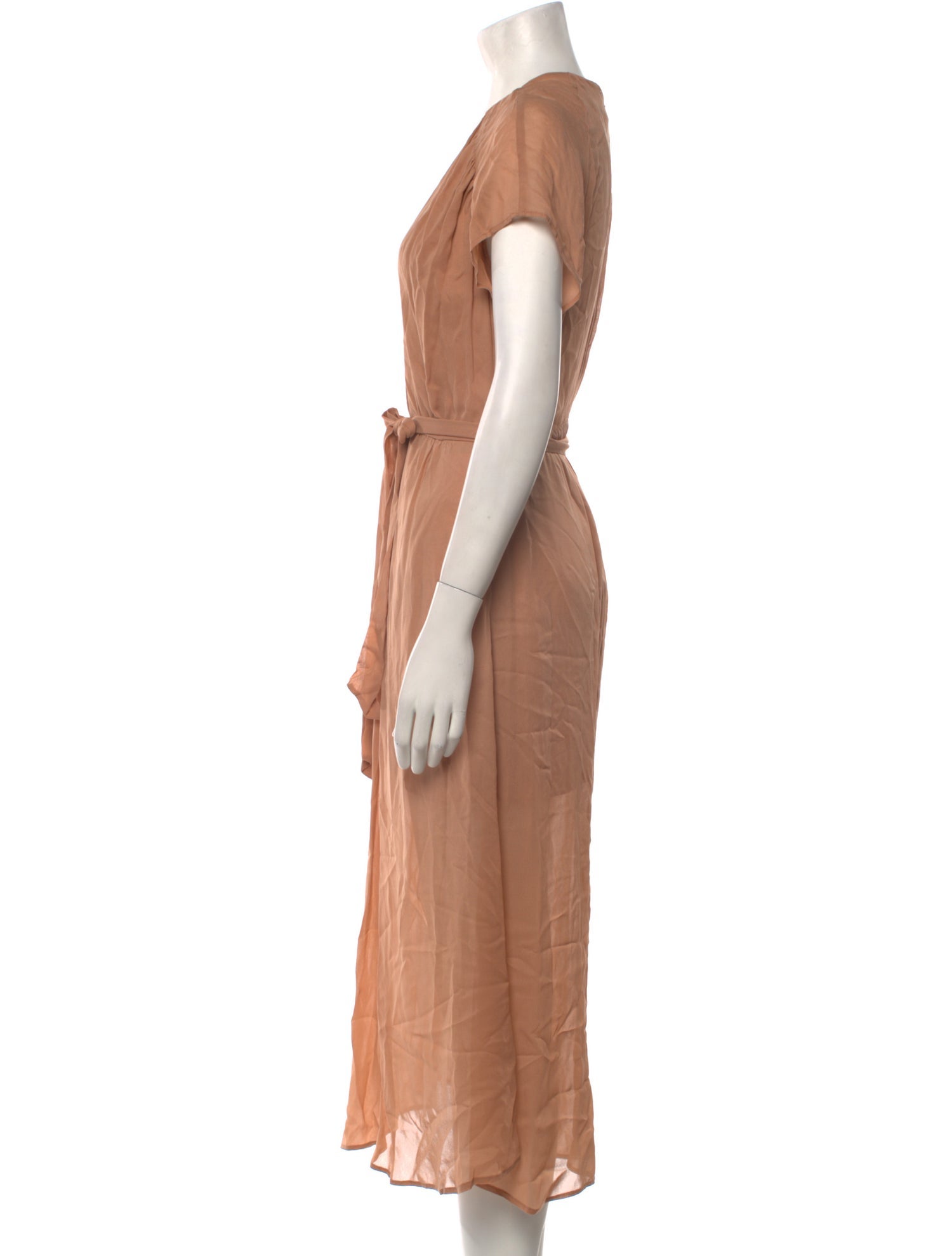 Reformation V-Neck Long Dress