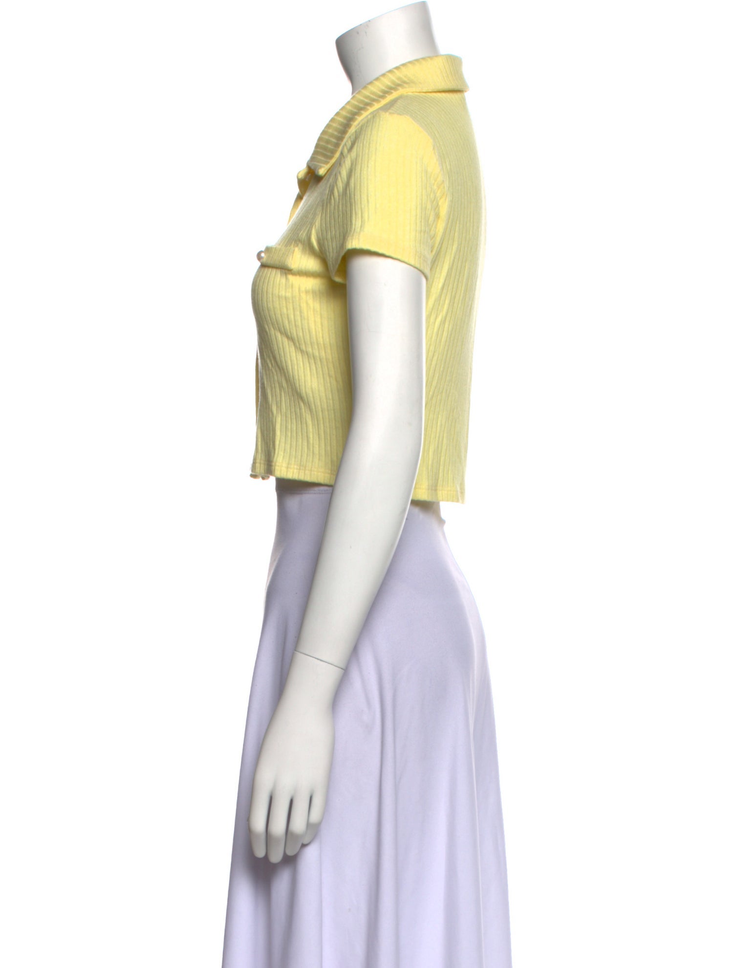 Reformation Short Sleeve Crop Top