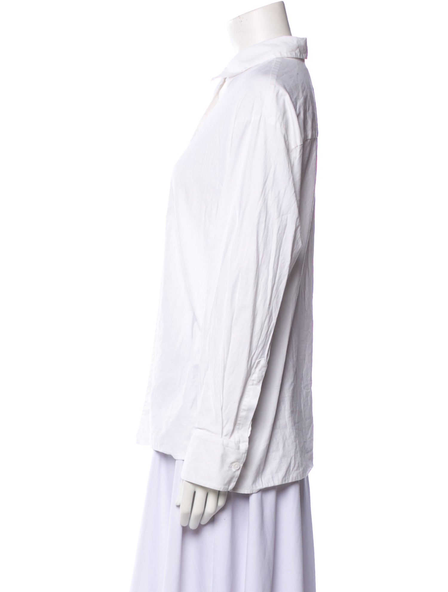 Reformation x Laura Harrier Long Sleeve Button-Up Top