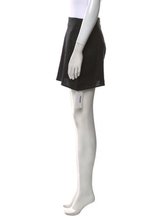Reformation Linen Mini Skirt