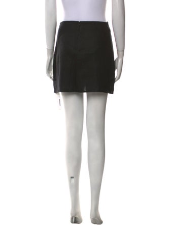 Reformation Linen Mini Skirt