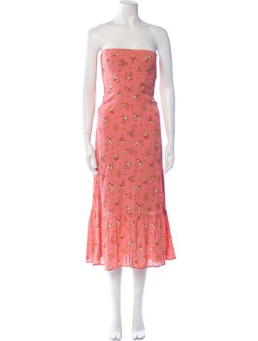 Reformation Dresses Floral Print Knee-Length Dress US 0 | XS