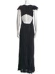 Reformation V-Neck Long Dress
