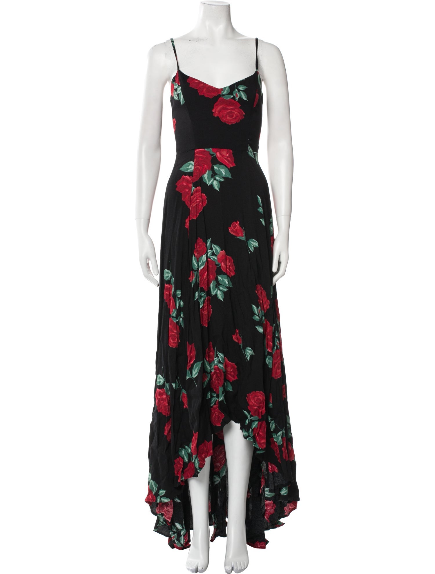 Reformation Floral Print Long Dress w/ Tags