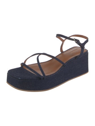 Reformation Denim Sandals