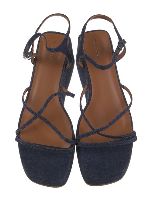 Reformation Denim Sandals