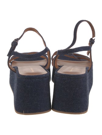 Reformation Denim Sandals