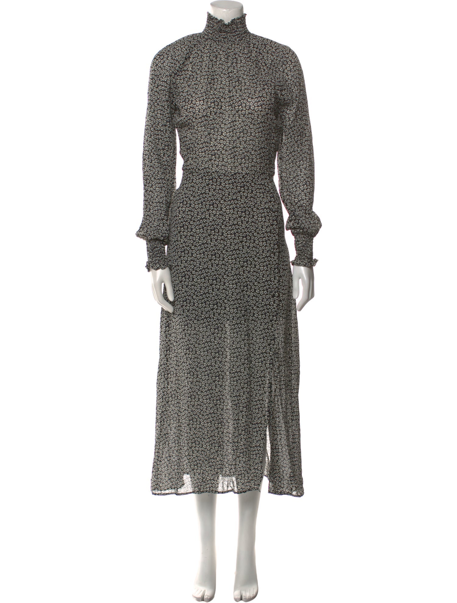 Reformation Floral Print Long Dress