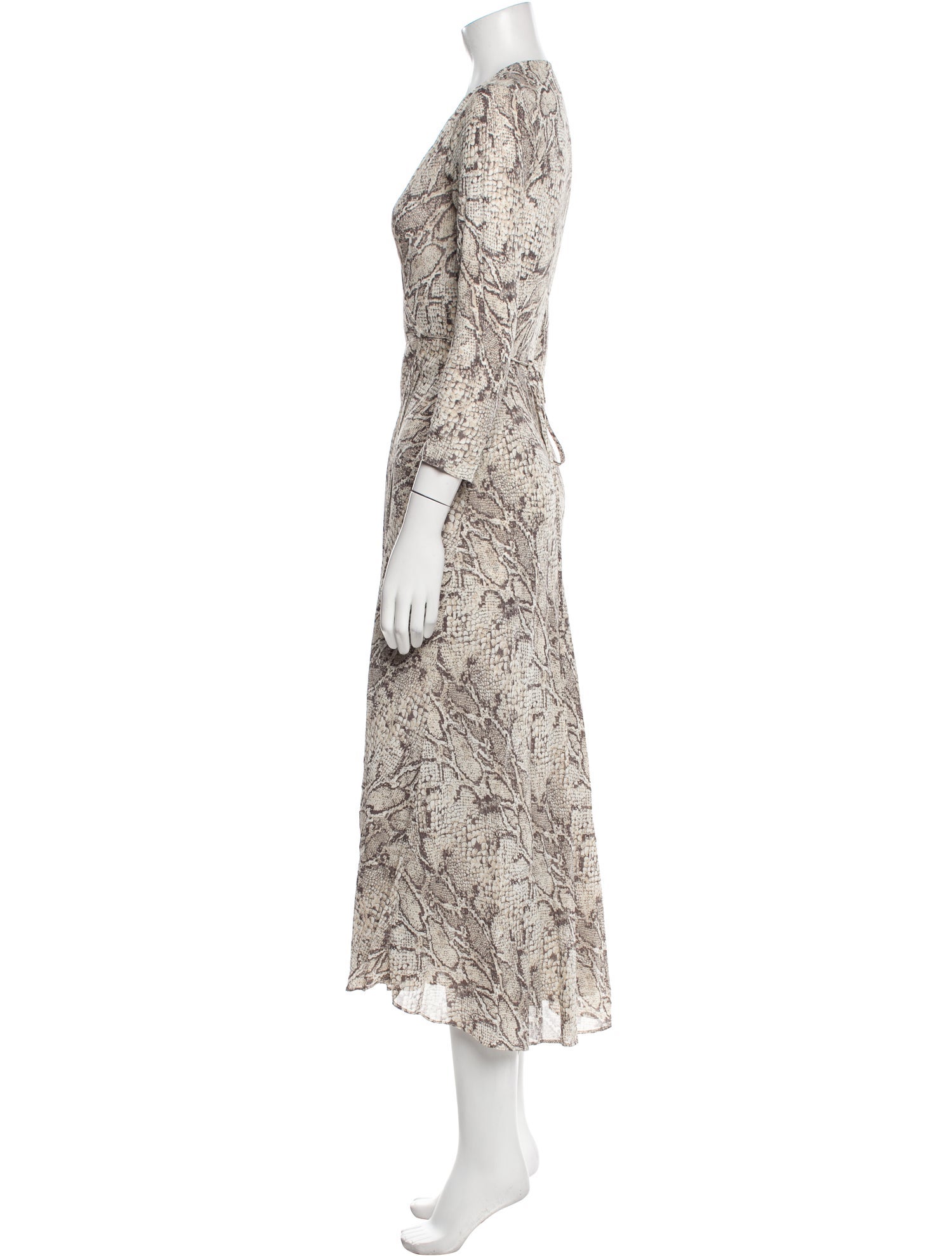 Reformation Animal Print Robe
