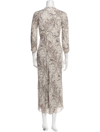 Reformation Animal Print Robe