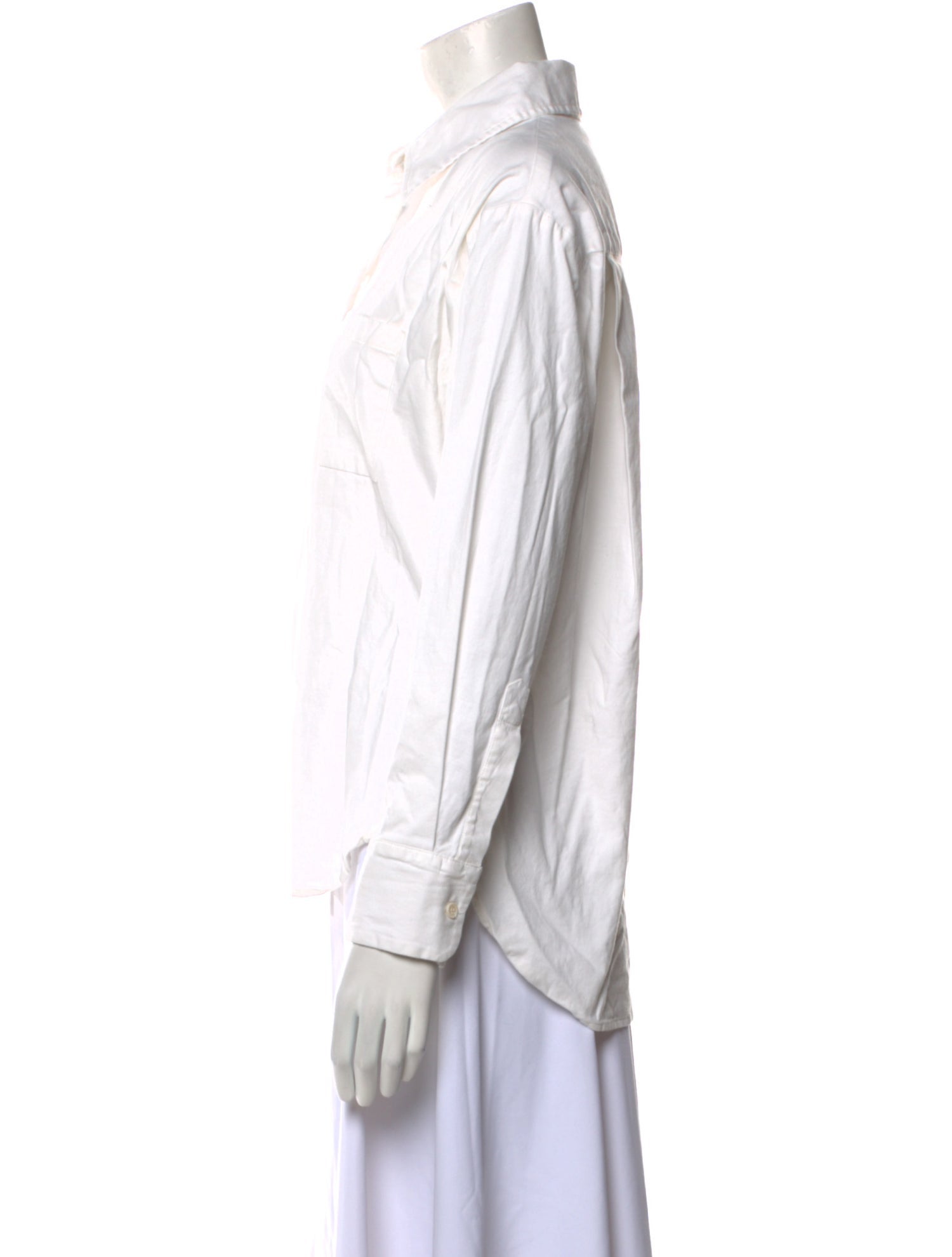 Reformation Long Sleeve Button-Up Top