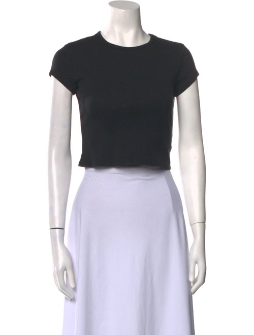 Reformation Crew Neck Short Sleeve Crop Top