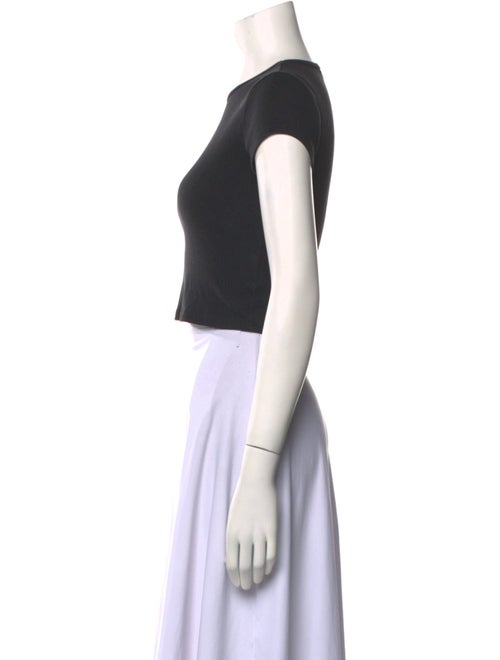 Reformation Crew Neck Short Sleeve Crop Top