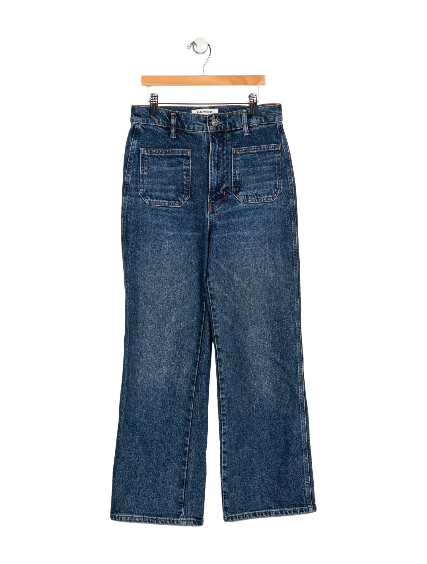 Reformation High-Rise Straight Leg Jeans