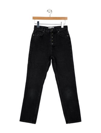 Reformation Mid-Rise Straight Leg Jeans