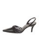 Reformation Leather Slingback Pumps