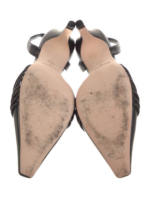 Reformation Leather Slingback Pumps