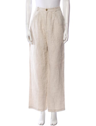 Reformation Linen Straight Leg Pants