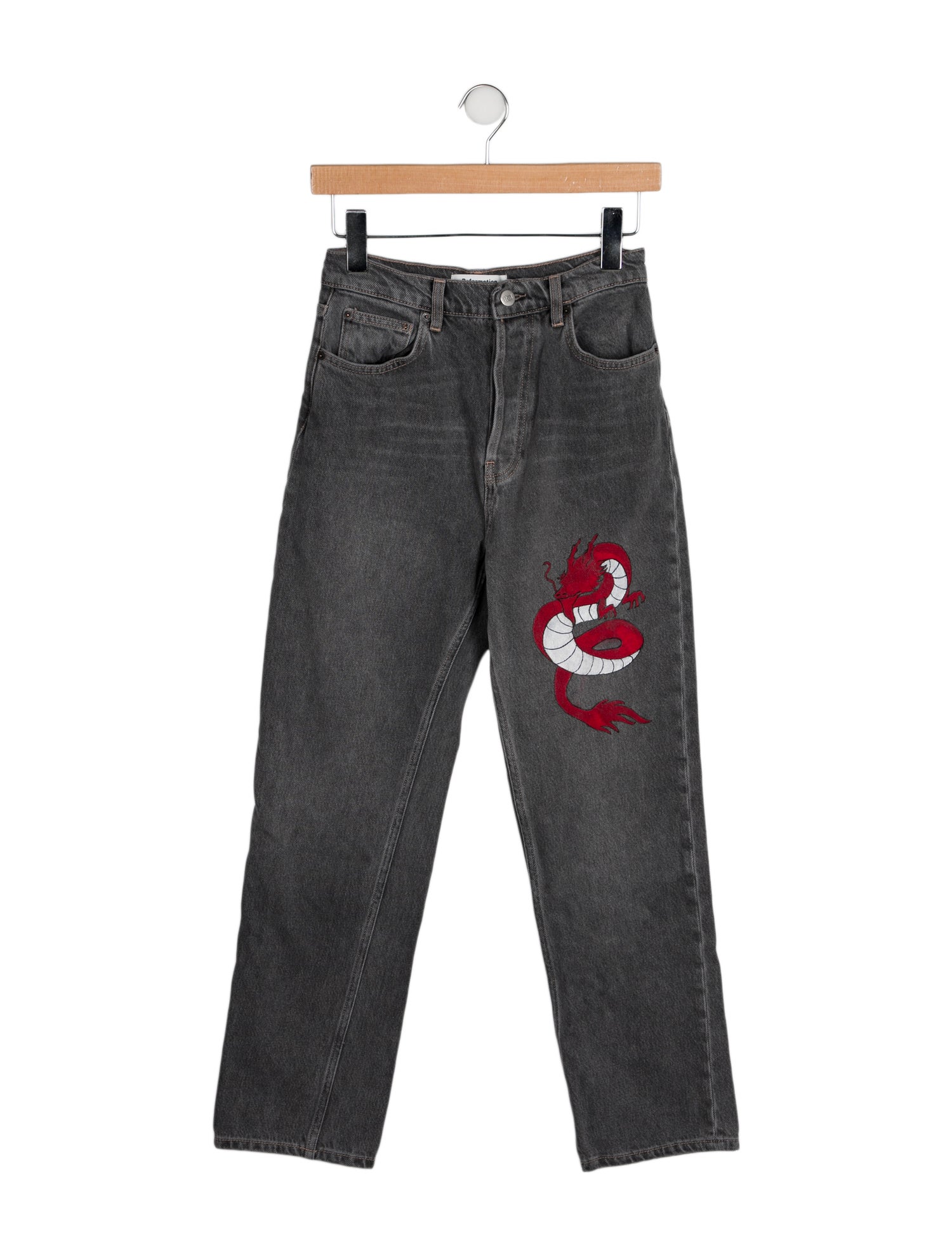 Reformation High-Rise Straight Leg Jeans