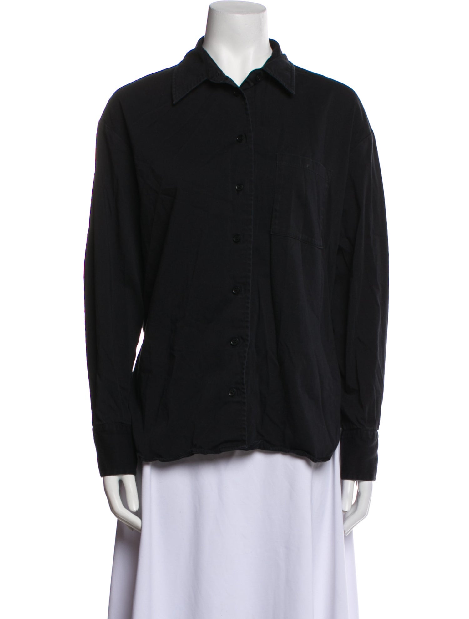 Reformation Long Sleeve Button-Up Top