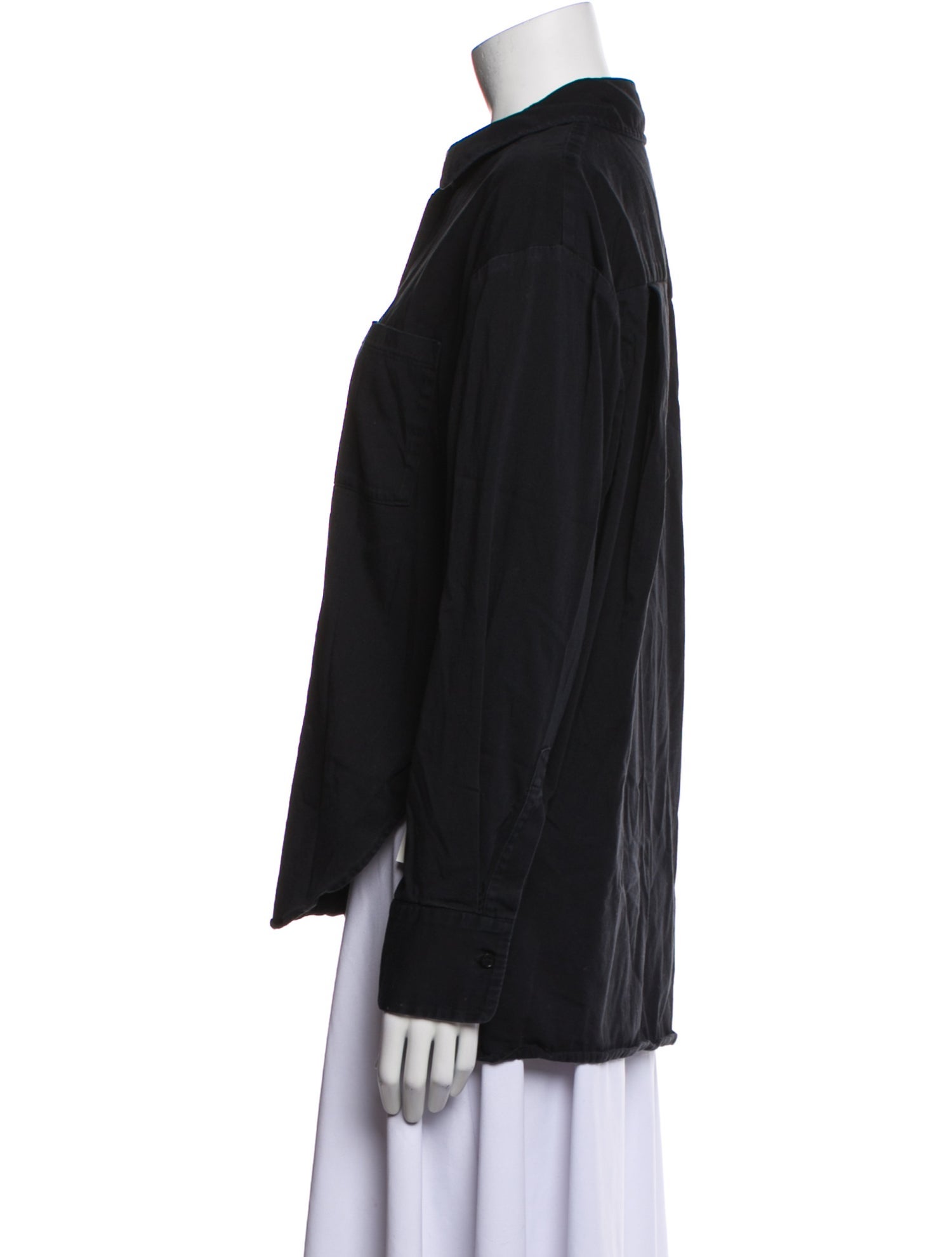 Reformation Long Sleeve Button-Up Top