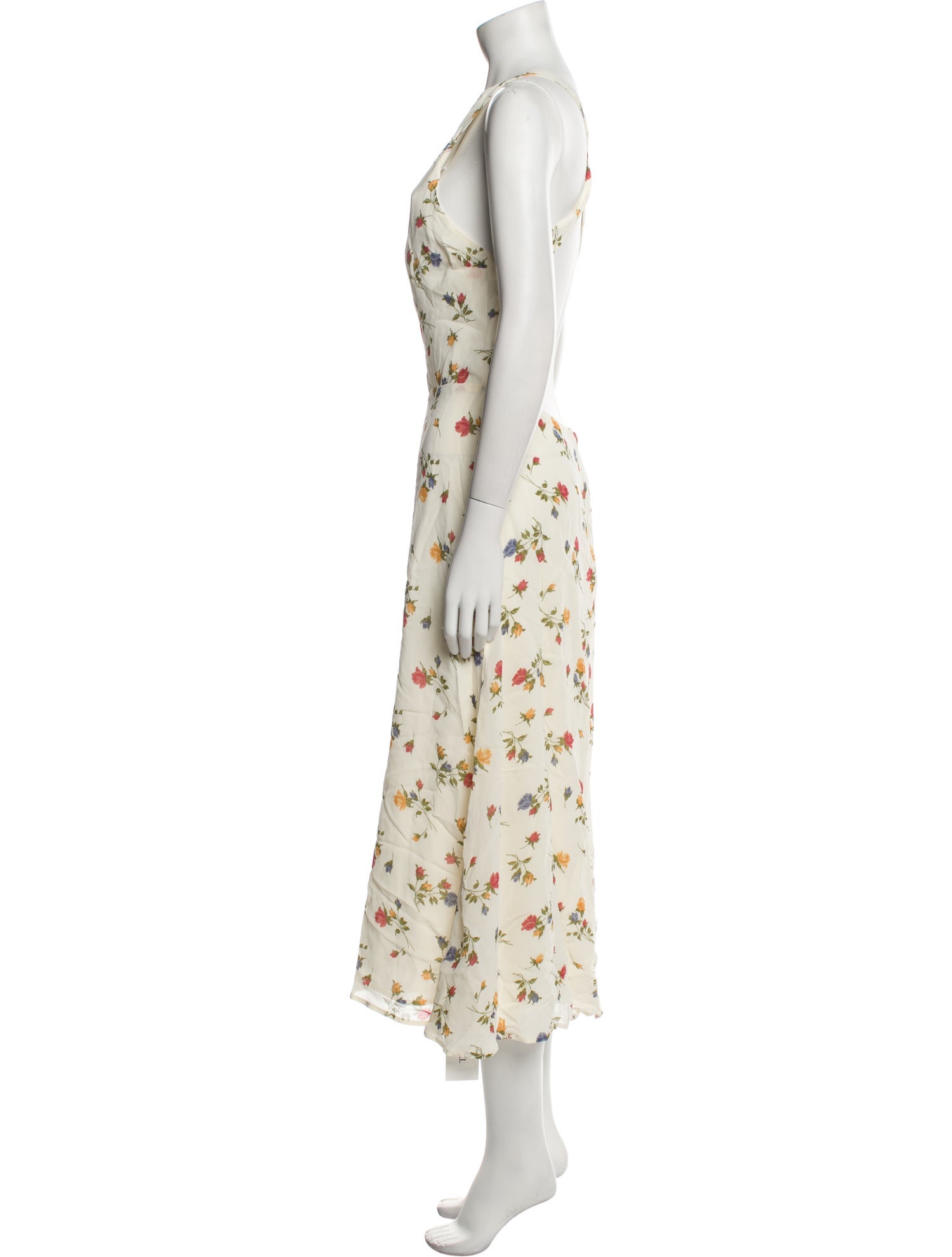 Reformation Floral Print Long Dress w/ Tags