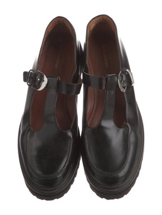 Reformation Leather Mary Jane Flats