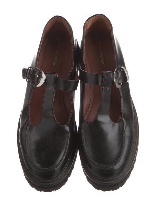 Reformation Leather Mary Jane Flats