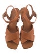 Reformation Leather Slingback Sandals