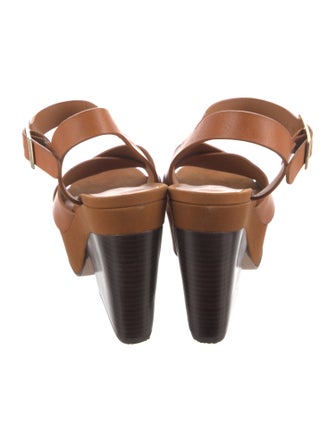 Reformation Leather Slingback Sandals