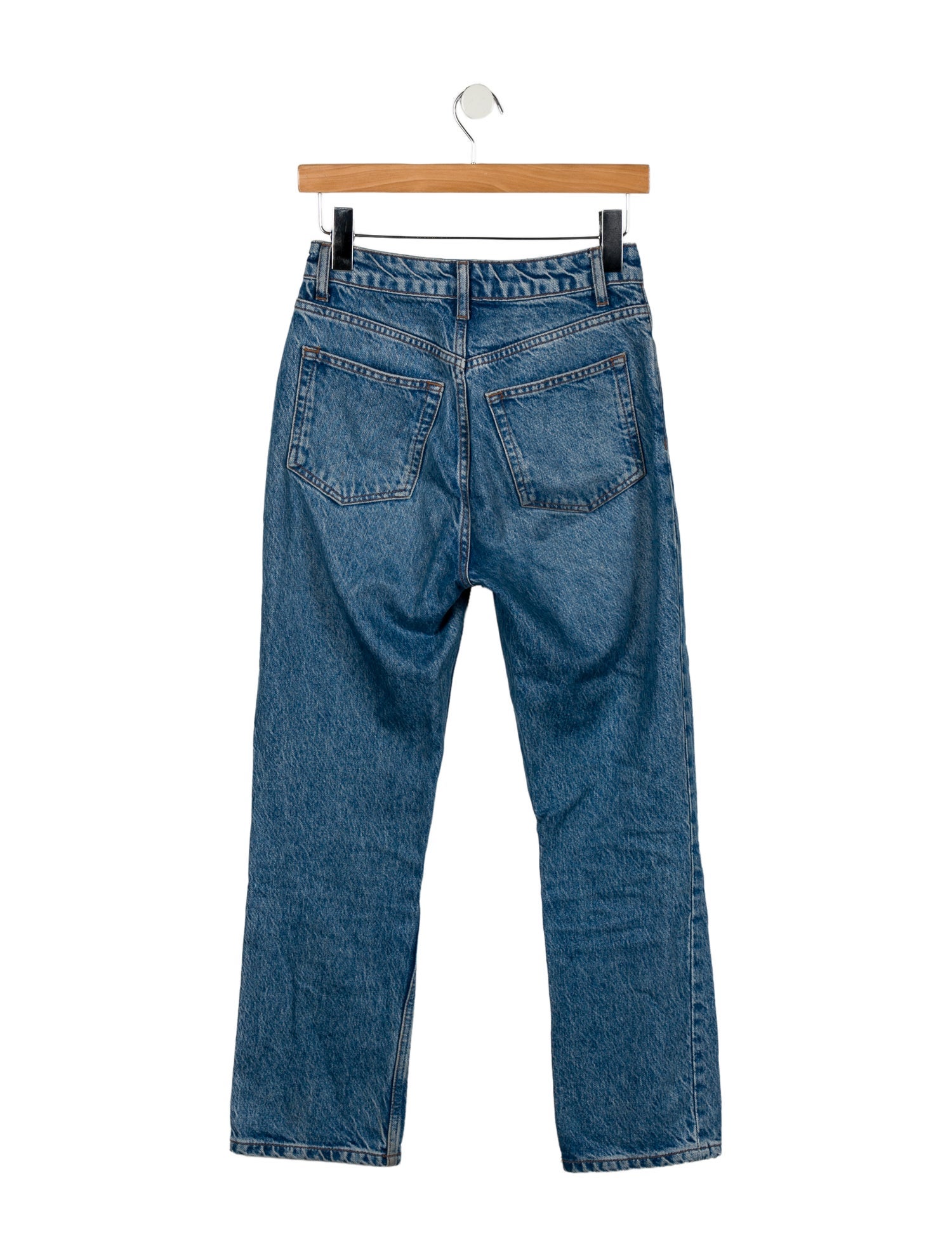 Reformation Mid-Rise Straight Leg Jeans