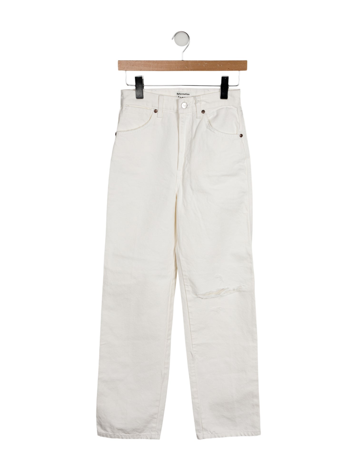 Reformation High-Rise Straight Leg Jeans