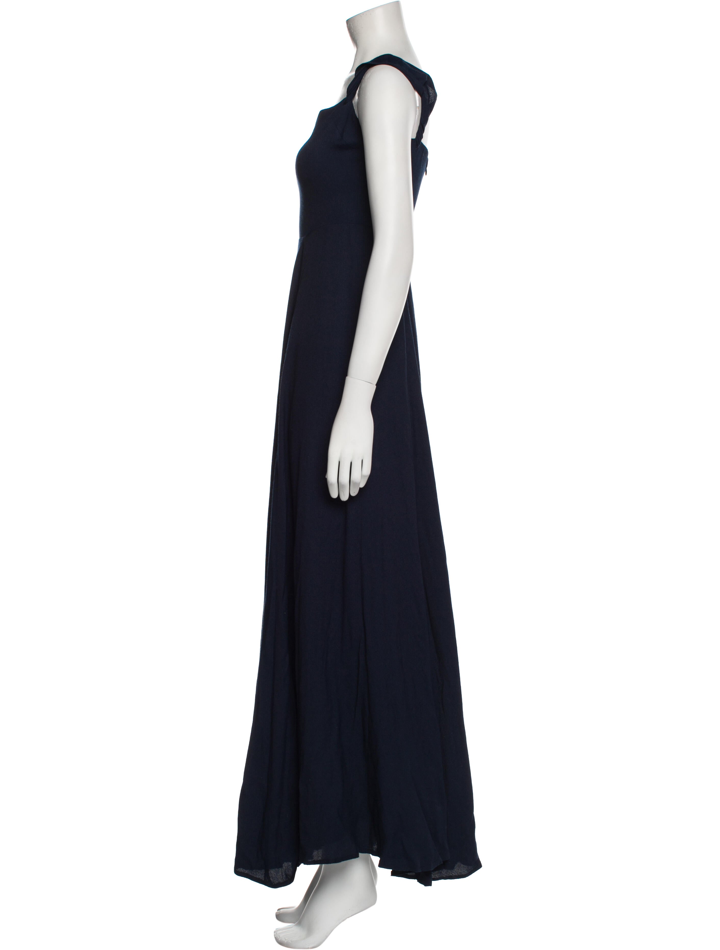 Reformation Scoop Neck Long Dress