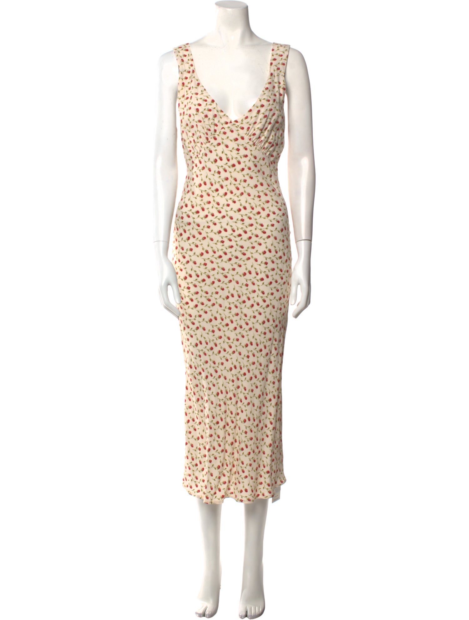 Reformation Printed Long Dress