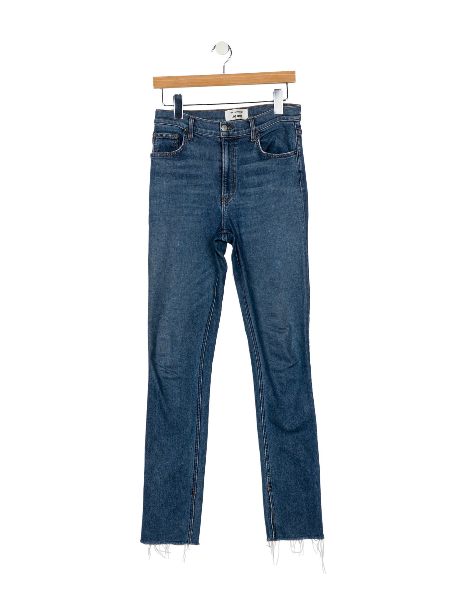 Reformation Mid-Rise Skinny Leg Jeans