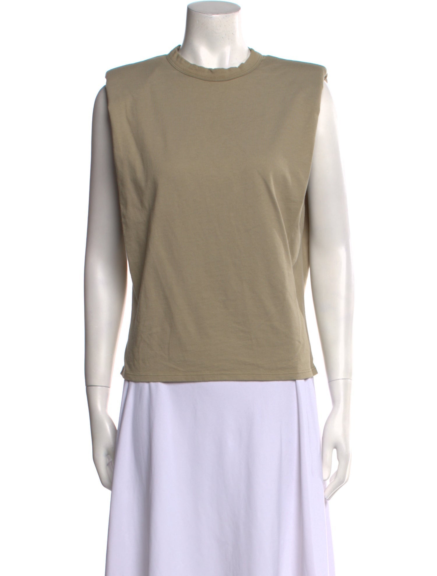 Reformation Crew Neck Sleeveless Top