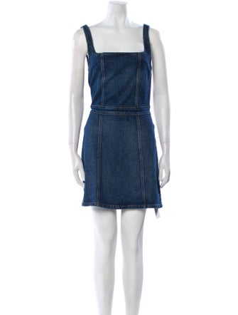 Reformation Square Neckline Mini Dress