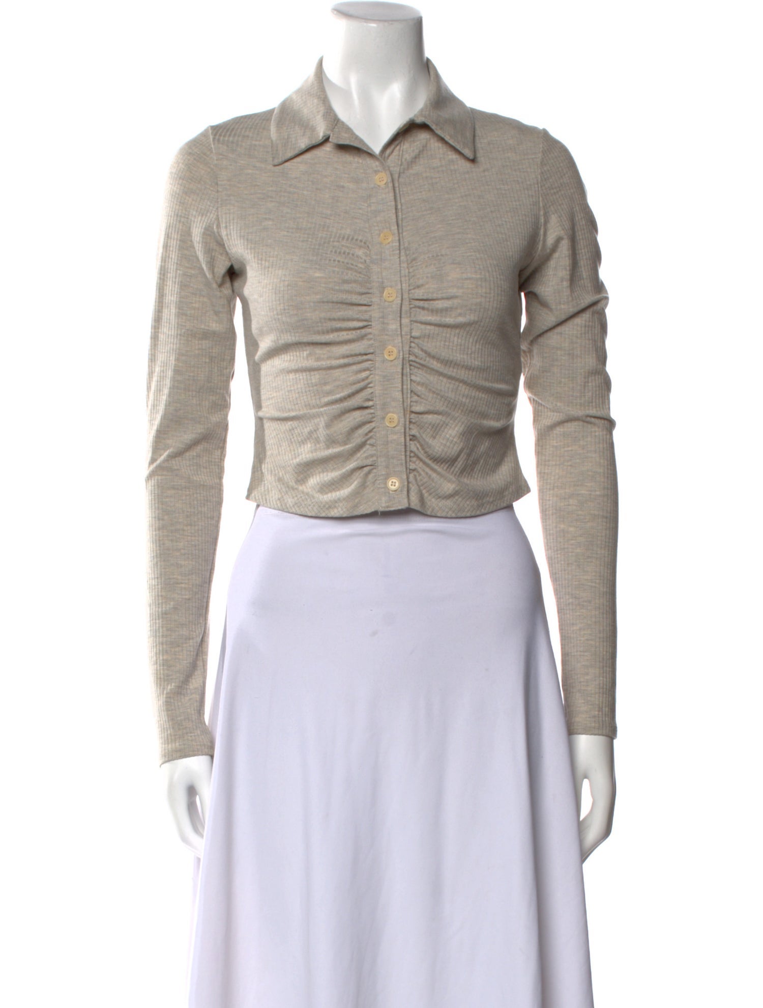 Reformation Long Sleeve Crop Top