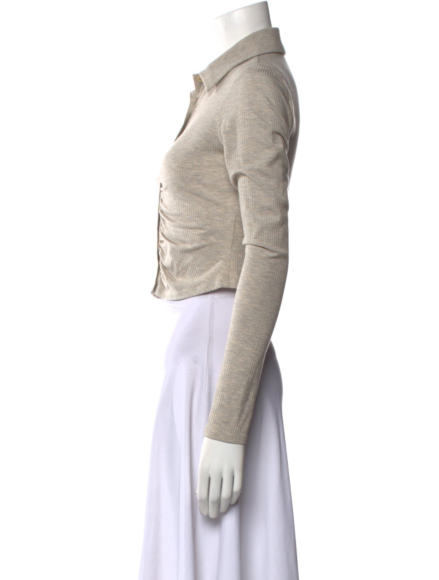 Reformation Long Sleeve Crop Top