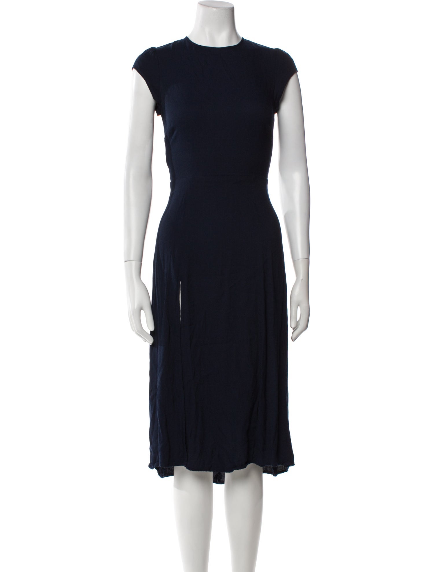 Reformation Crew Neck Midi Length Dress