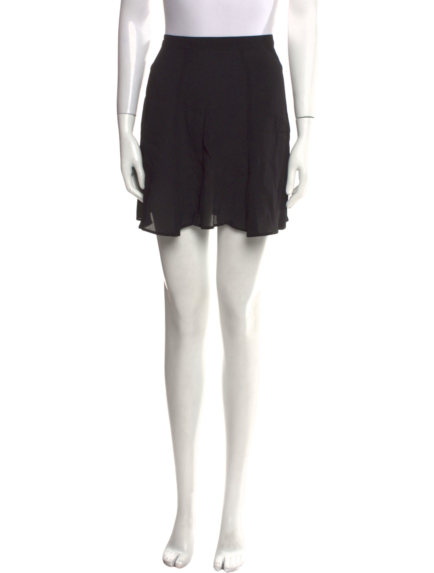 Reformation Pleated Accents Mini Skirt