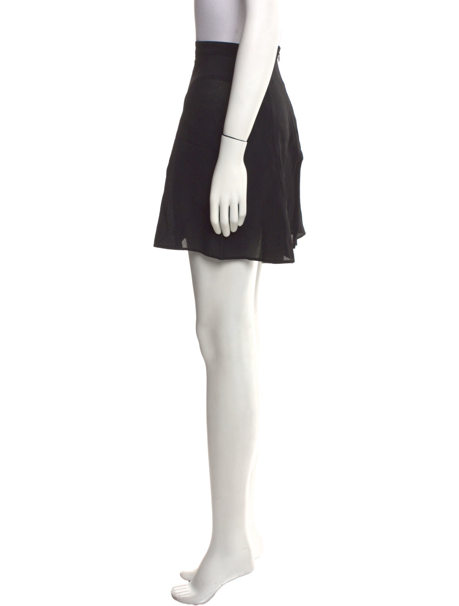 Reformation Pleated Accents Mini Skirt