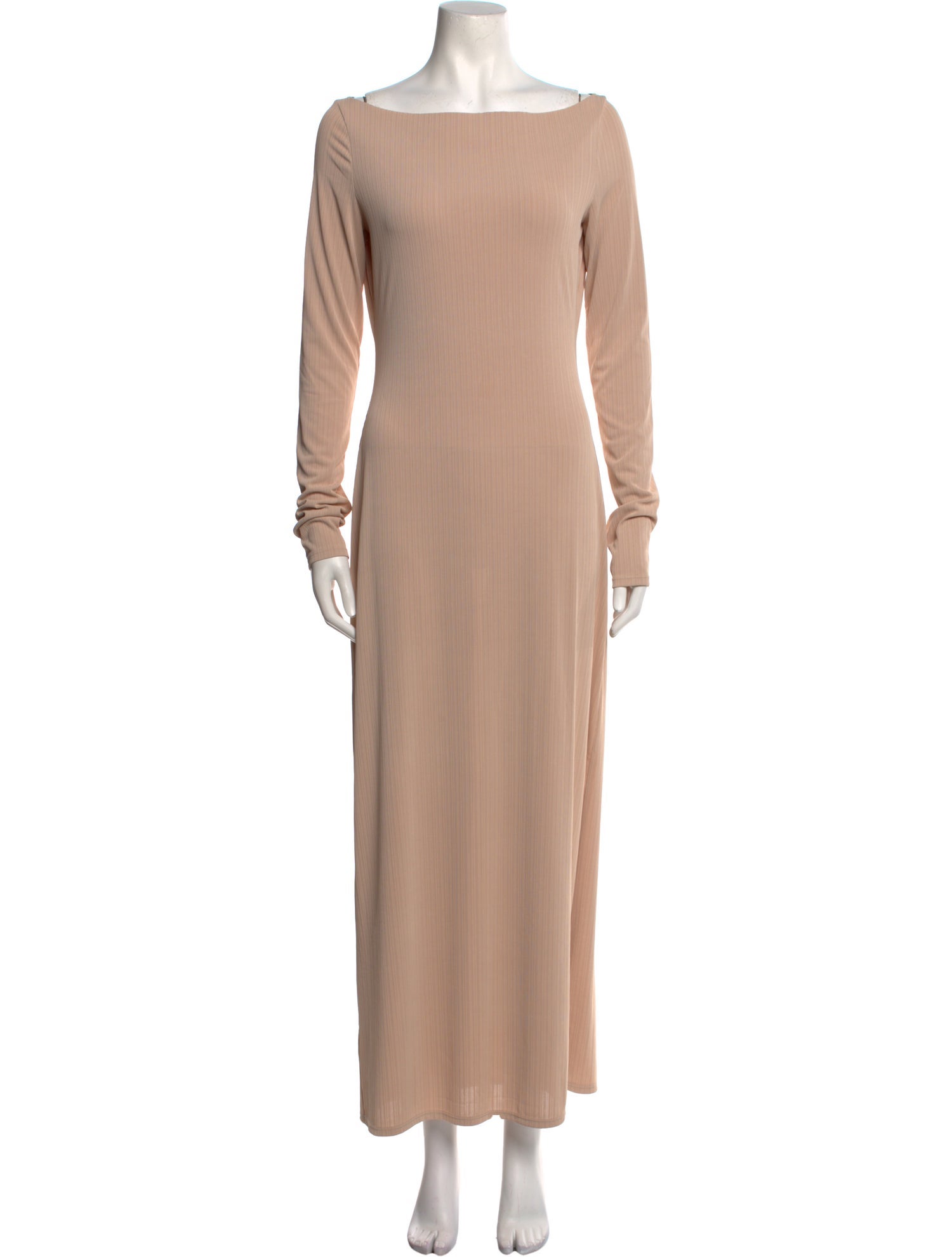 Reformation Bateau Neckline Long Dress