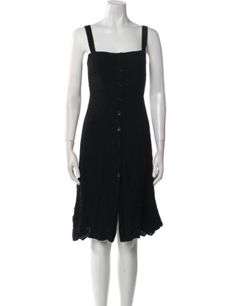 Reformation Square Neckline Knee-Length Dress