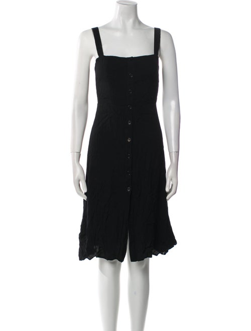 Reformation Square Neckline Knee-Length Dress