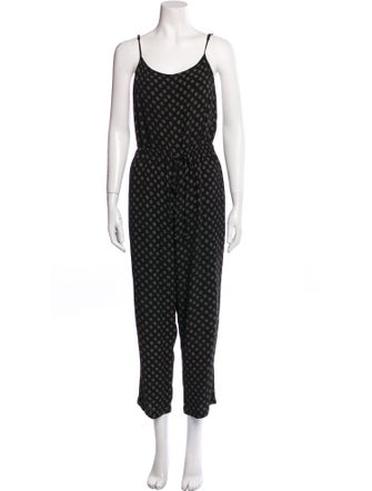 Reformation Printed Scoop Neck Jumpsuit