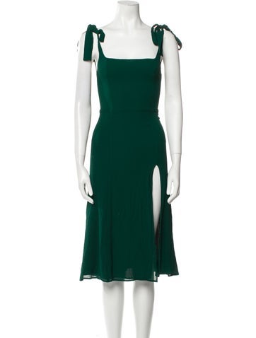 Reformation Dresses Square Neckline Knee-Length Dress US 0 | XS