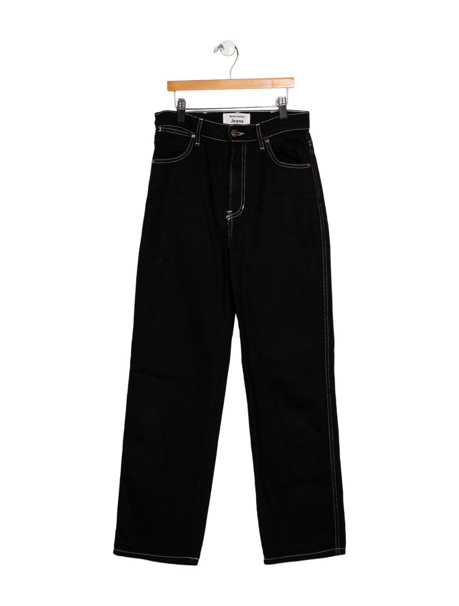 Reformation High-Rise Straight Leg Jeans