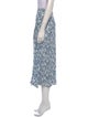 Reformation Floral Print Midi Length Skirt