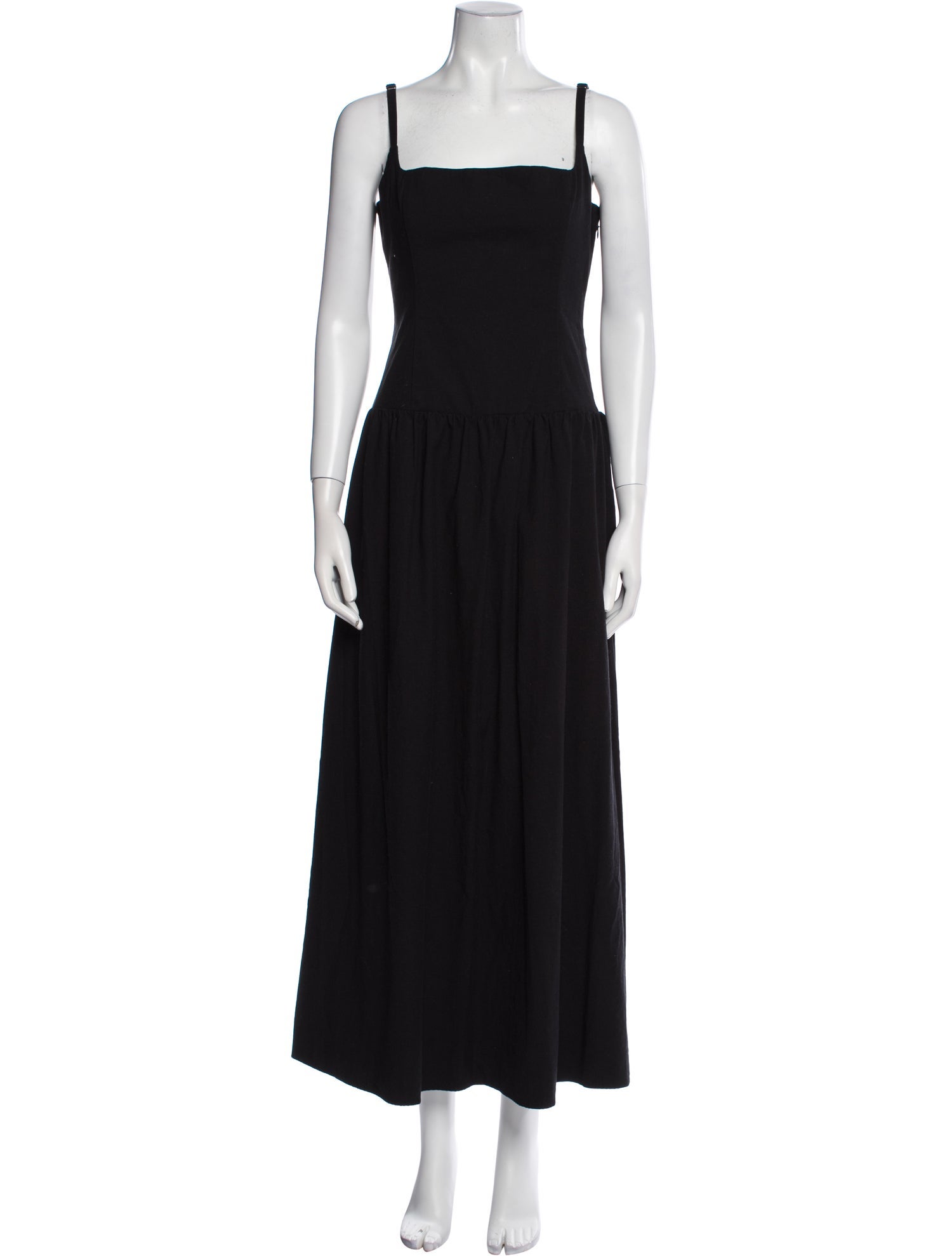 Reformation Square Neckline Long Dress